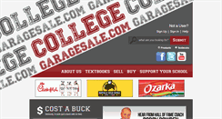 Desktop Screenshot of collegegaragesale.com